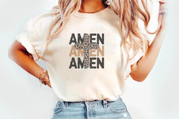 Amen PNG: Christian Graphics for T-Shirt Designs