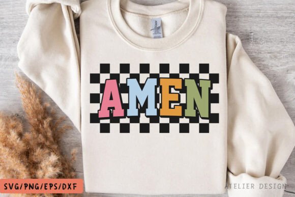 Amen SVG Graphics for Faith-Based T-Shirt Designs