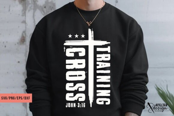 Cross Training SVG Graphics for Christian T-Shirt Designs
