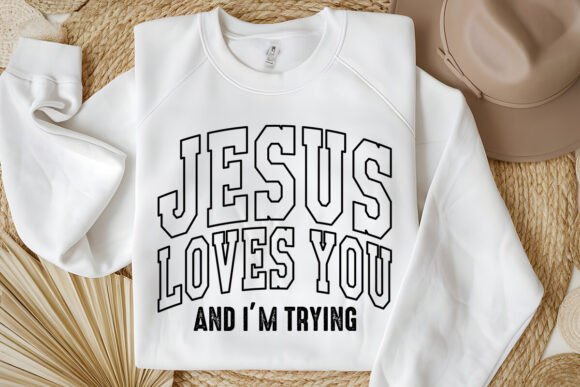 Jesus Loves You Christian SVG PNG