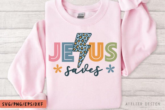 Jesus Saves SVG Graphics for T-Shirt Designs