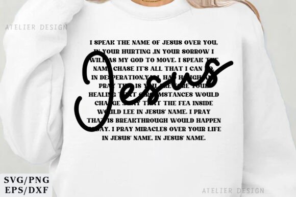 Jesus SVG PNG Sweatshirt Christian