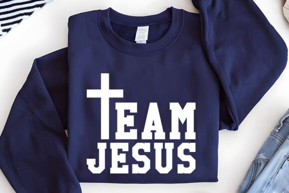 Team Jesus Christian SVG PNG Graphics for T-Shirt Designs